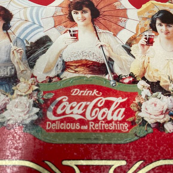 Coca-Cola Vintage Reproduction Signs by Bristolware 1994 Licensed Set of 2 - Picture 4 of 16